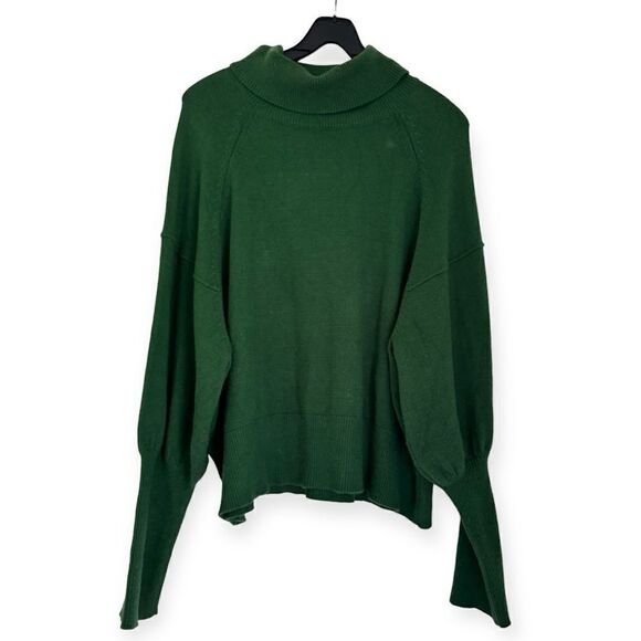 Eloquii Tall Cuff Turtleneck Puff Sleeve Sweater Size 18/20 - Picture 3 of 6